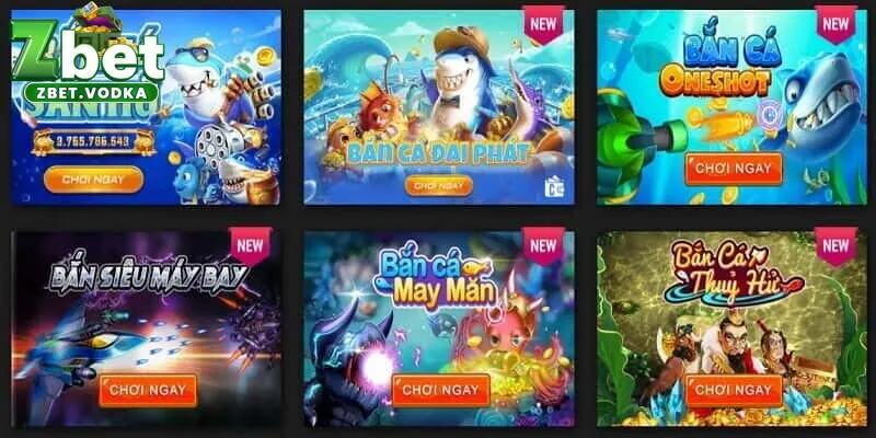 Những tựa game hot hit nhất tại sảnh bắn cá